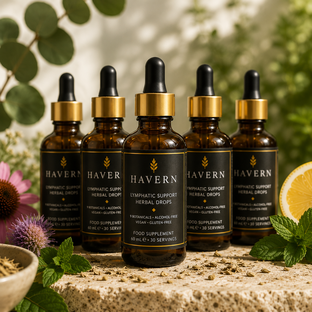 Havern Lymphatic Support Herbal Drops — 60ml