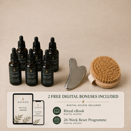 Havern 180-Day Lymphatic Drainage Reset — 7 Bottles + Tools, UK Made